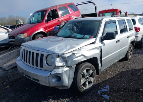 2008 Jeep Patriot Sport from USA, damaged, VIN 1J8FF28W78D749498